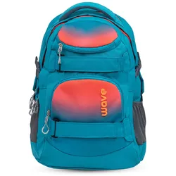 Rucksack Infinity Schulrucksack "Ombre Neon Orange and Bluebird"