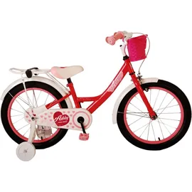 Volare Ashley Kinderfahrrad - Mädchen - 18 Zoll - Rosa/Rot