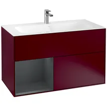 Villeroy & Boch Waschtischunterschrank 99,6 x 59,1 cm Rot