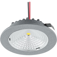 EVN LED Leuchte grau rund, IP20, 350mA, 3W 3000K
