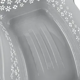KEEEPER Wäschekorb Lasse, ergonomisch, nordic-grey stabiler Wäschekorb in Nierenform, mit Softgriffen, großes - 1 Stück (1078213000000)