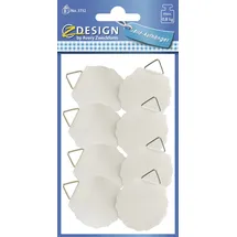 Avery Zweckform Bildaufhänger selbstklebend für max. 0,8 kg, 30,0 x 30,0 mm, 8 St.