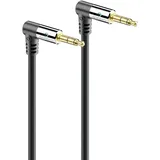 Sonero Audiokabel 3,5mm Klinke - 2x 90° 5,0m (S-AC520-050)