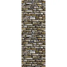 Queence Vinyltapete Fayola 90x300 cm 90 g braun 34193