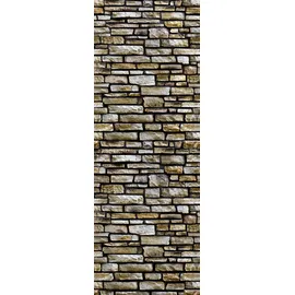 Queence Vinyltapete Fayola 90x300 cm 90 g braun 34193