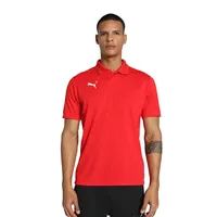 Puma teamGOAL Poloshirt Herren 01 red/white/fast red M