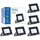 CLAR - LED Neutralweiß Strahler, 10W Wandleuchte Garage, Fluter LED Neutralweiss, Baumstrahler Aussen 4000oK (Pack 5)