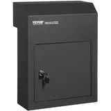 Vevor Mauerdurchwurf Briefkasten Schwarz