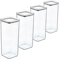 Sustania Vorratsdosen 4er Set transparent