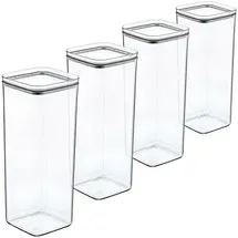 Sustania Vorratsdosen 4er Set transparent