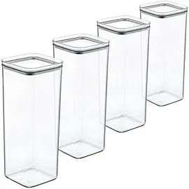 Sustania Vorratsdosen 4er Set transparent