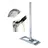 PremiumX DELUXE X130-48 Dachsparrenhalter 130 cm Mast Ø 48 mm SAT Dach-Sparren-Halterung inkl. ALU-Mastkappe mit Kabel-Durchführung