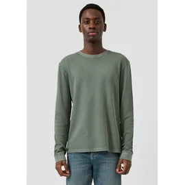 QS Longsleeve Strukturjersey grün L