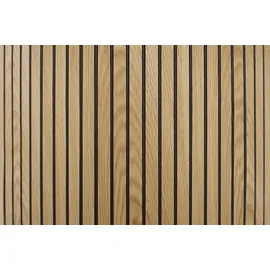 SalesFever Esstisch rund Ø100cm, schwarz lackierte Tischplatte aus MDF, Säulengestell aus Eiche Echtholzfurnier, B100xT100xH75cm