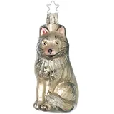 INGE-GLAS Christbaumschmuck Wolf