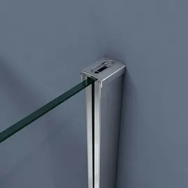 doporro Eck-Duschkabine Eckdusche 80x80x190cm Glasdusche inkl. Duschtasse in Weiß Esg-sicherheitsglas inkl. Easy-clean-beschichtung Rav01k - Transparent