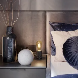 ledscom.de E27 LED Leuchtmittel, ST64, extra warmweiß (2200 K), 4 W, 489lm, goldfarben