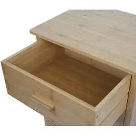 Mendler Bambus HWC-M24 Beistellschrank 100 x 50 x 40 cm Braun Bambus
