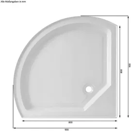 Home Deluxe Dampfdusche Black Pearl 90 x 90 cm