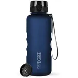720°DGREE Trinkflasche Trinkflasche uberBottle softTouch mit Sieb sapphire blue 1,5l blau