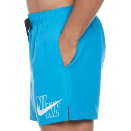 Nike Logo Lap 5 Badeshorts - Laser Blue - S