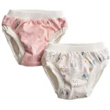 ImseVimse Trainerhosen Pink Dots/White Teddy Größe XL 2 St.