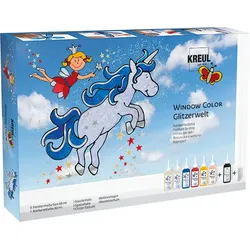 KREUL Hobby Line Window Color Glitzerwelt