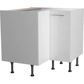 OPTIFIT Eckunterschrank Optikomfort Rurik986 90 x 87 x 58,4 cm Weiß