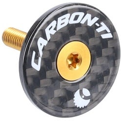 CARBON-TI Aheadkappe X-Cap Carbon | gold