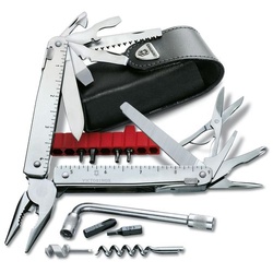 Victorinox SwissTool X Plus, in Leder-Etui