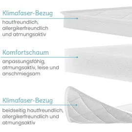 eloneo Komfortschaum Matratzen Topper 60 x 120 x 5 cm