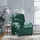 vidaXL Relaxsessel Dunkelgrün Stoff 95 x 99 x 95 cm Grün mit Liegeposition