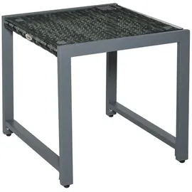 Outsunny Gartentisch 50 x 50 x 50 cm grau