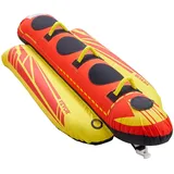 Vevor Fun Tube Set, Aufblasbare Schleppboote für 1–3 Personen, 231 kg Wassersport-Schleppschlauch mit vollständiger Nylonhülle, gepolsterten Griffen und Geschwindigkeits-Sicherheitsventil