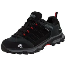 Guggen Mountain GUGGEN Mountain, Damen Trekkingschuhe Frauen Wanderschuhe Walkingschuhe Outdoorschuhe Outdoor Schuhe Echtleder Leder wasserdicht PT030, Farbe Schwarz, EU 43 - 43 EU
