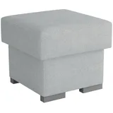 Mirjan24 Polsterhocker, Grau, Textil, Quadratisch, 50x45x50 cm, Wohnzimmer, Hocker, Sitzhocker