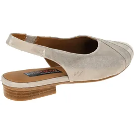 Everybody Brunilde Sling Pumps grau silber Glitzer für Damen, grau, Größe 39 1⁄2 EU