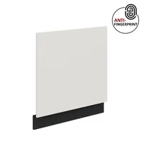 Küchen-Preisbombe Frontblende für integrierten Geschirrspüler 60 cm ARIA Weiß/Schwarz matt