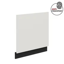 Küchen-Preisbombe Frontblende für integrierten Geschirrspüler 60 cm ARIA Weiß/Schwarz matt