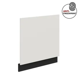 Küchen-Preisbombe Frontblende für integrierten Geschirrspüler 60 cm ARIA Weiß/Schwarz matt