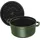 Staub Cocotte 28 cm rund basilikumgrün