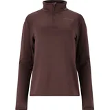 Endurance Damen Vironic Waffle Melange Loose Fit Midlayer rot