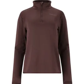 Endurance Damen Vironic Waffle Melange Loose Fit Midlayer rot