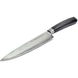 KLAMER Damast Chefmesser 20cm, extra scharfes Küchenmesser, echter japanischer Damaststahl, Fleischmesser