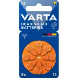 Varta Hörgerätebatterie 13 8 Stück (8 Stk., PR48, 310 mAh), Batterien + Akkus