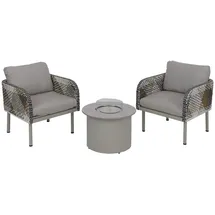 Mendler Tischkamin Ø 220 cm Beige