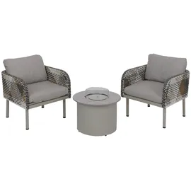 Mendler Tischkamin Ø 220 cm Beige