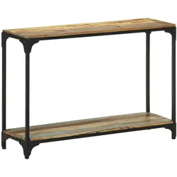 vidaXL Konsolentisch 110x30x75 cm Recyceltes Massivholz