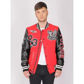 Top Gun Collegejacke »College Jacke TG23004«, rot