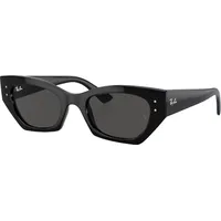 Ray-Ban Rb4430 Sonnenbrille Total Black Dunkelgrau S unregelmäßiges Gestell